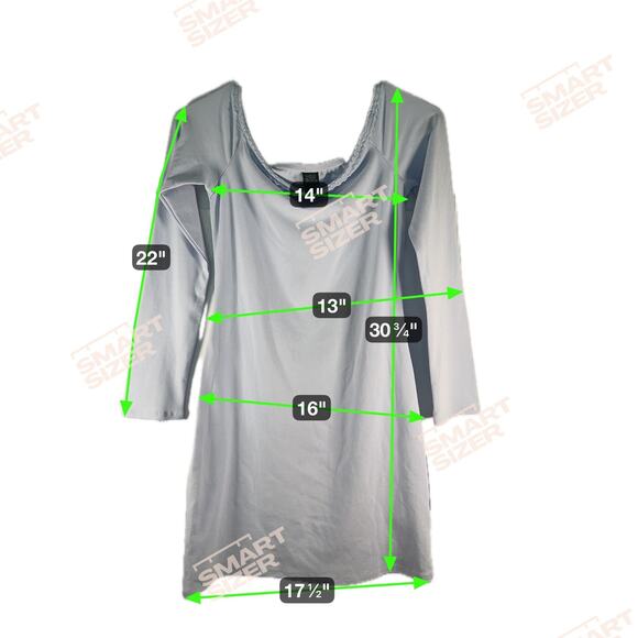 Wild Fable Women’s Off Shoulder Mini Dress Light Blue Medium Long Sleeve Bodycon - Picture 3 of 6